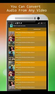 Video to Mp3 android App screenshot 3